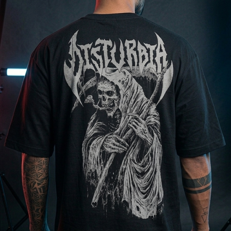Disturbia Reaper Oversized T-shirt