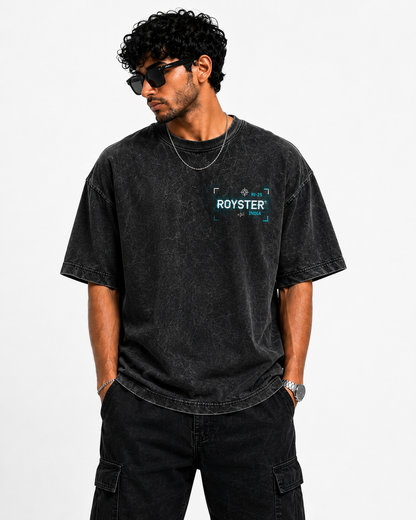 DIGITAL GHOST — Oversized Washed T-Shirt