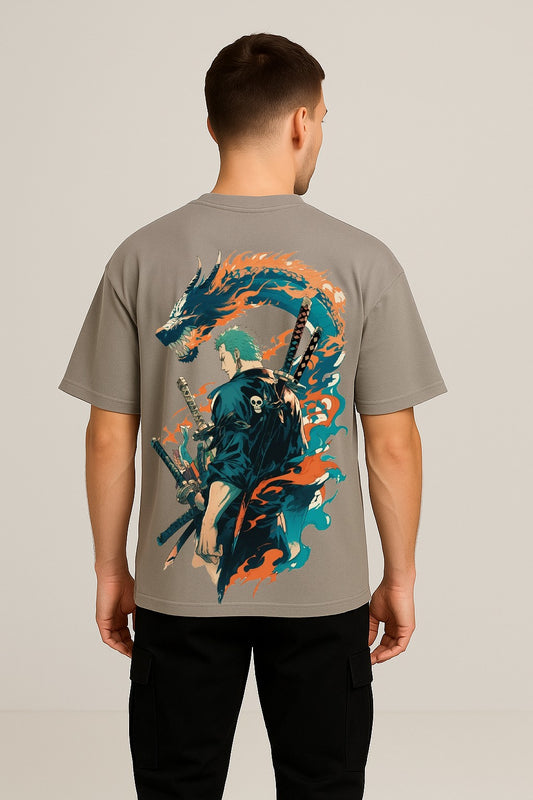 Samurai Flame Oversized T-shirt