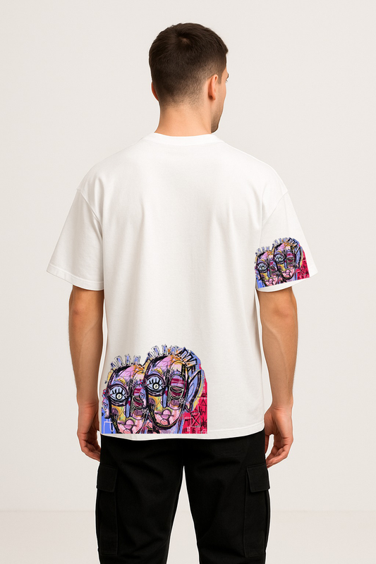Split Vision Oversized Tee