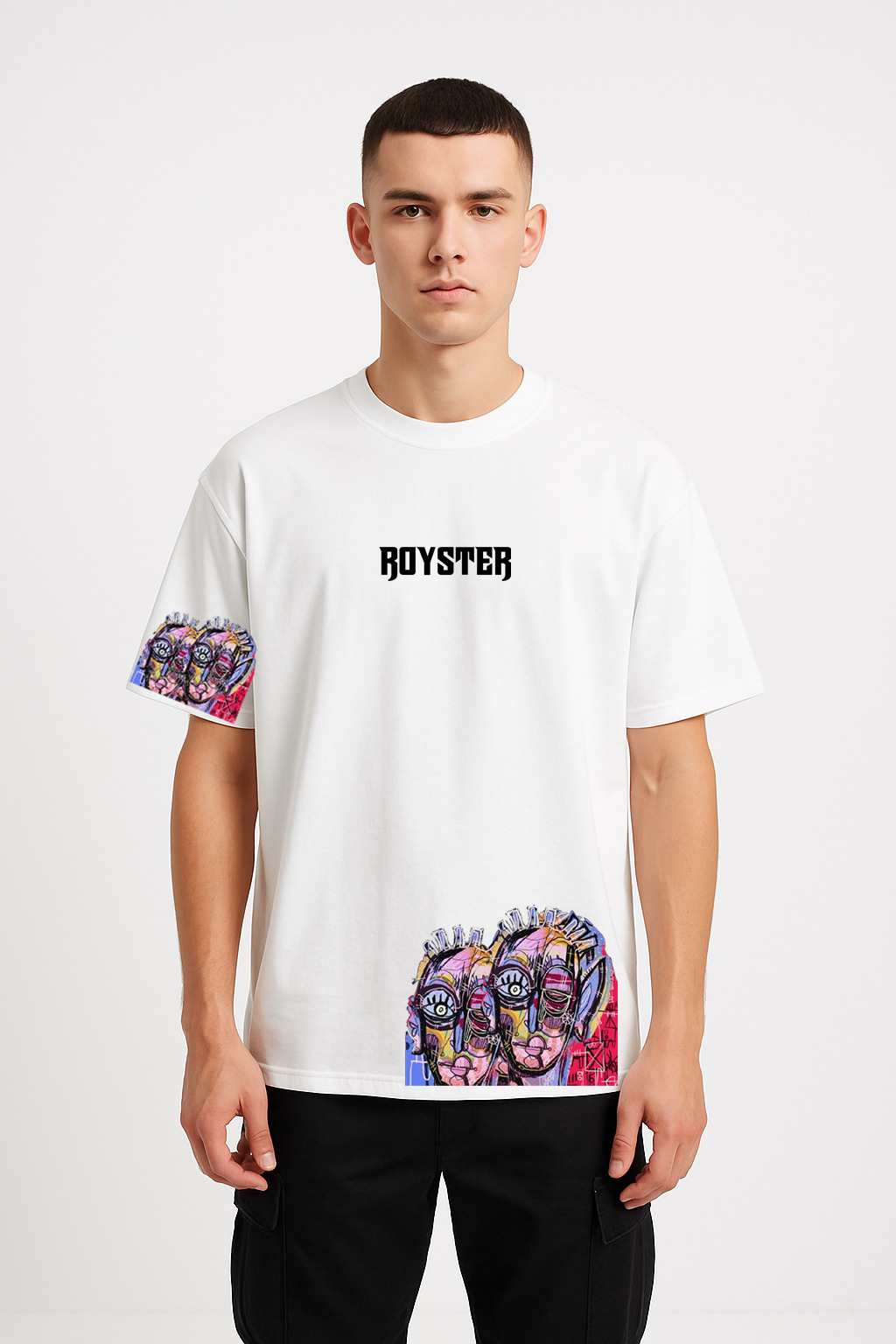 Split Vision Oversized Tee